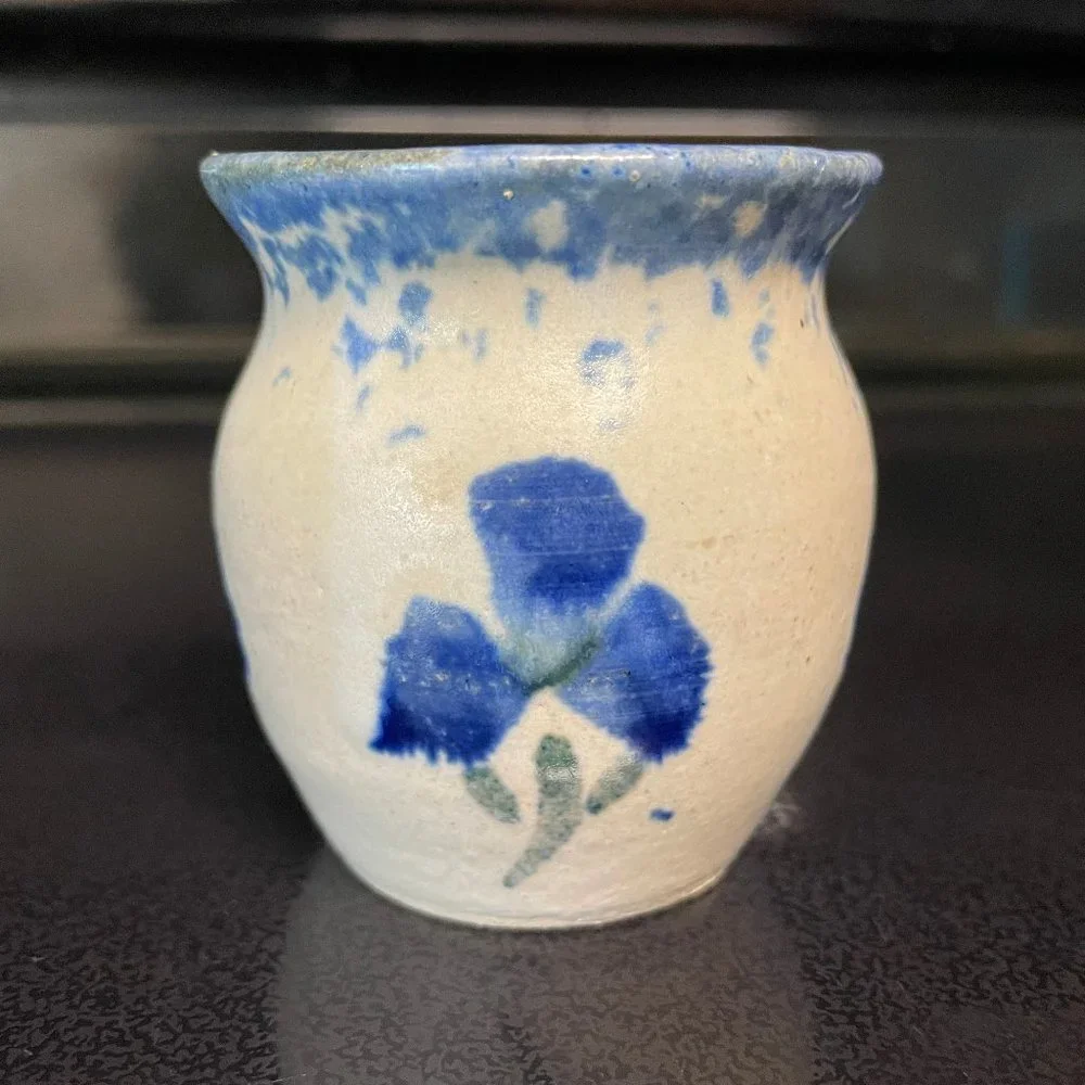 VTG D Kubal Signed Pottery Small Jug Cup